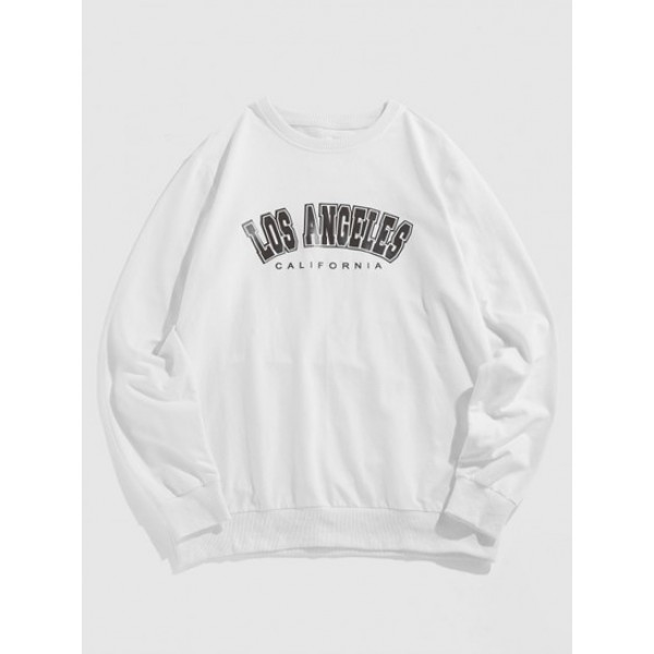 Los Angeles California Print Vintage Essentials Sweatshirt