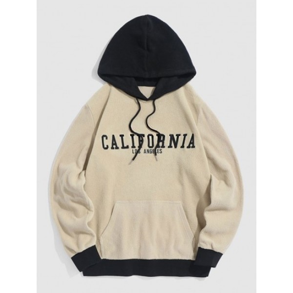 CALIFORNIA Embroidered Fuzzy Polar Fleec...